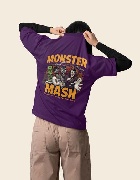 Halloween Monster Unisex Oversized Classic T-Shirt