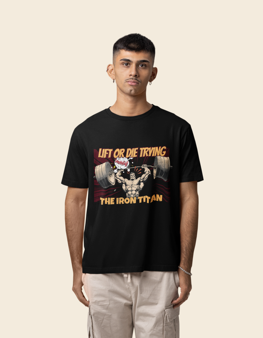 Powerlifting Black Unisex Stretch T-shirt