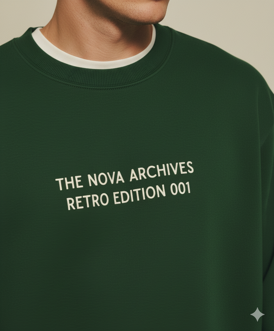 Green Classic Unisex Oversized Sweatshirt
