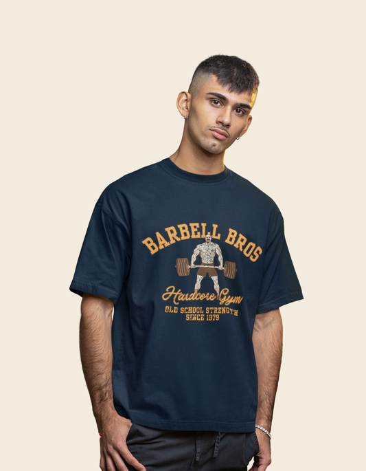 Vintage Gym Graphic Unisex Oversized Classic T-Shirt