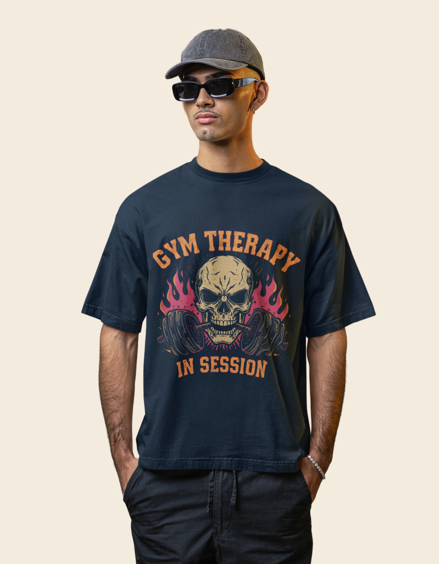 Halloween Gym Unisex Oversized Classic T-Shirt