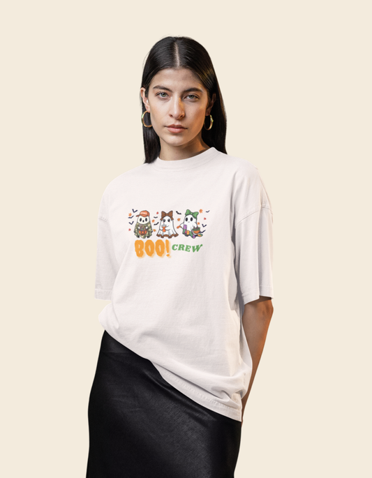 Cute Boo Halloween Unisex Oversized Classic T-Shirt
