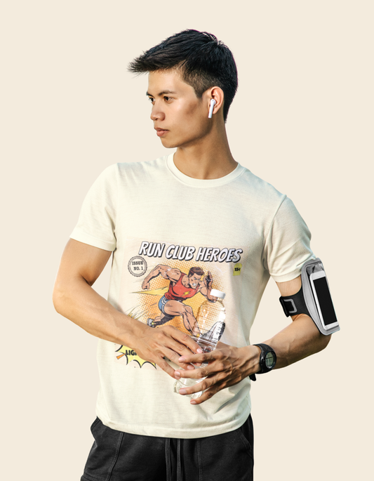 Comics Graphics Running Unisex Classic Crew T-Shirt