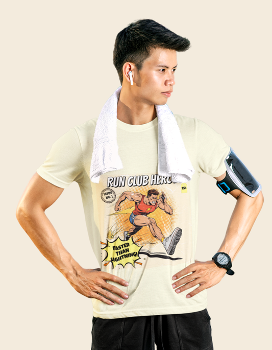 Comics Graphics Running Unisex Classic Crew T-Shirt